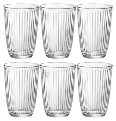 Produktbild von BORMIOLI ROCCO Longdrinkbecher Line klar 39cl H12cm Ø8,5cm 6er Set