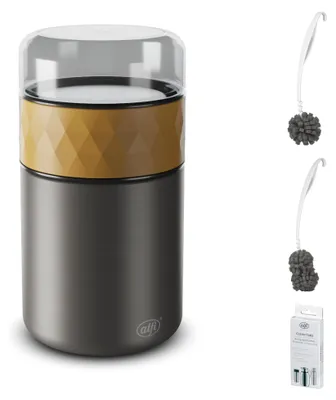 Produktbild von alfi ENDLESS FOOD MUG Thermobecher – Vorteilsset mit Reinigungsbürste CLEAN FIX 30 cm