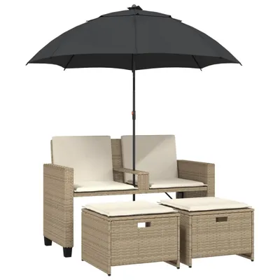 Zdjęcie produktu dla VidaXL 365886, 2 siedz., Kremowy, 110 kg, 500 mm, 500 mm, 370 mm
