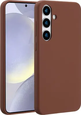 Productafbeelding van Accezz Liquid Silicone Backcover met MagSafe voor de Samsung Galaxy S24 Plus - New Tea Brown