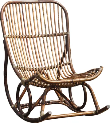 Produktbild von SIT Möbel Schaukelstuhl | Rattan ungeschält | handgefertigt | B 68 x T 102 x H 102 cm | 05322-04 | Serie RATTAN
