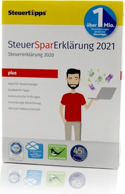 Produktbild von SteuerSparErklärung Plus 2021