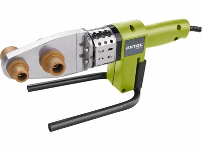 Obrázok produktu pre EXTOL CRAFT Zváračka polyfúzna nožová, príkon 875W, 300°C, nadstavce 20,25,32mm