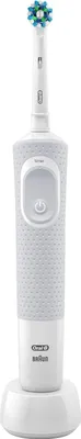 Produktbild von Oral-B Vitality 100 CrossAction, Erwachsener, Rotierende-vibrierende Zahnbürste, Weiß, 7600 Bewegungen pro Minute, 4 x 30 sec, -, N