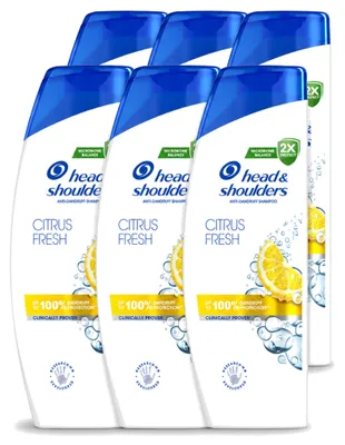 Produktbild von 6 x Head & Shoulders Shampoo Citrus Fresh - 250 ml - Vorteilspackung - 6 Stücke