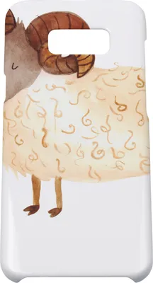 Produktbild von Mr. & Mrs. Panda Samsung Galaxy S8 plus Handyhülle  Sternzeichen Widder - Weiß - Geschenk, Handy, Schafbock, Hülle, Cover, Case, Bock, Geburtstag April, März