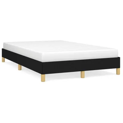 Produktbild von vidaXL Bettgestell ohne Matratze Schwarz 120x190 cm Stoff