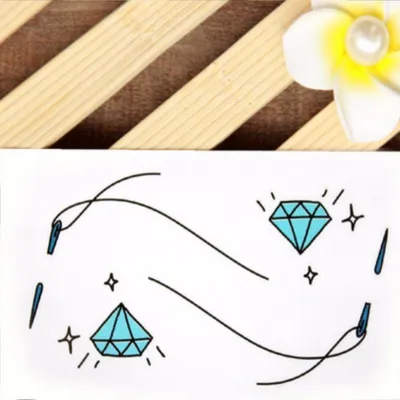 Produktbild von Temporäres Tattoo Diamant Nadel und Faden