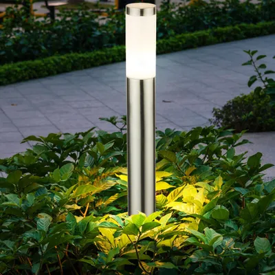 Produktbild von V-TAC Pollerleuchte für den Außenbereich - IP44 - Nickel satiniert