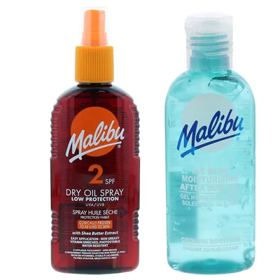 Immagine prodotto di Malibu SPF2 Olio di abbronzatura 200 ml + gel dopo abbronzatura 100 ml