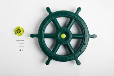 Produktbild von DICE Piratenlenkrad/Steuerrad XXL Grün/Grün