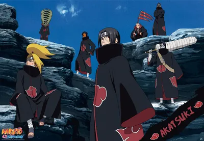 Produktbild von Naruto - Akatsuki - Anime Plakat Poster Druck Grösse 91,5x61 cm