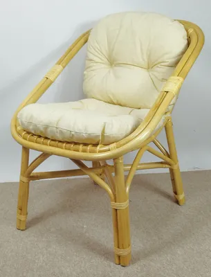 Produktbild von Rattansessel , Rattanstuhl Modell Roberto , Rattan Natur