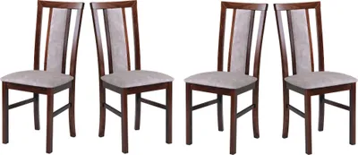 Produktbild von Esszimmerstuhl - Set  4x Milano 7, nussbaum, dora 22