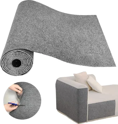 Produktbild von Krabmatik beschützende Kattebank 40 x 200 cm selbstklebend, gestannte Vliesdecke, grau