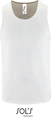 Zdjęcie produktu dla SOLs 02073 | Męski podkoszulek sportowy Sporty - Kolor: Biały - Rozmiar: XL