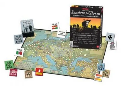 Produktbild von Devir – Senderos von Gloria, Der erste Weltkrieg, Brettspiel (bgglori)