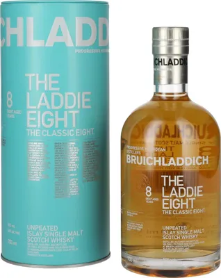 Produktbild von Bruichladdich Laddie Eight + Box 700ml 50% Vol.