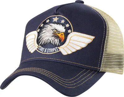Produktbild von Stars & Stripes Basecap Truckercap Cap »EAGLE« Blau