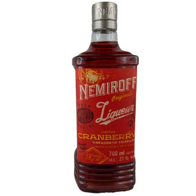 Produktbild von Nemiroff Cranberry Likör 21% vol. 0,7L