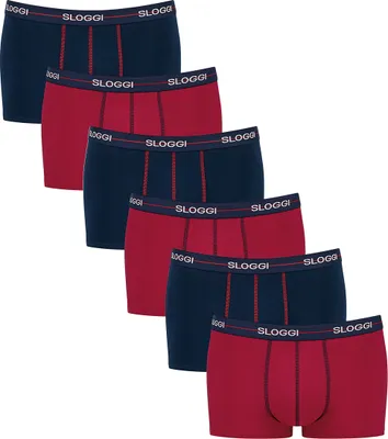 Produktbild von sloggi 6er Pack Start Hipster Short / Pant Extra weiches Taillenband, gedoppelte Verarbeitung im Schrittbereich, Lässiges Design