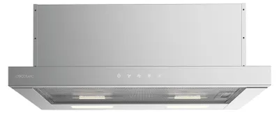 Image de Cecotec Hotte Aspirante Télescopique 60cm Bolero Flux TLT 604000 Inox A+++. Aspiration 415m3/h, Moteur DC, 3 Vitesses
