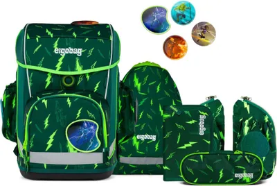 Produktbild von ergobag Schulranzen cubo light Set LUMI 28 x 25 x 40