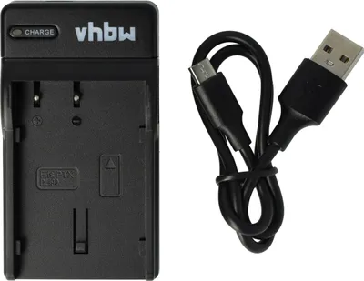 Produktbild von vhbw USB-C Ladegerät kompatibel mit Pentax K-01, K-3, K-1 Mark II, K-3 Mark III Monochrome, K-3 Mark III Kamera - Ladeschale + USB-C Kabel Ladeanzeige