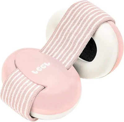 Immagine prodotto di Protezioni per le orecchie per neonati, morbide, leggere, rosa, regolabili