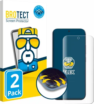 Produktbild von 2x BROTECT Fullscreen Schutzfolie für Xiaomi 17 Pro Max Displayschutz Folie Fullcover Klar Transparent