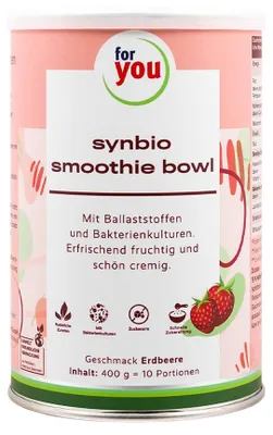 Produktbild von for you synbio smoothie bowl - Erdbeere