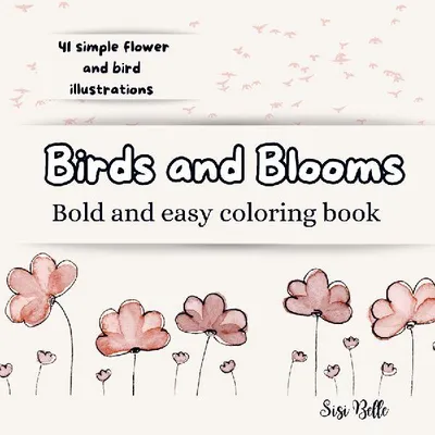 Produktbild von Birds and Blooms coloring book
