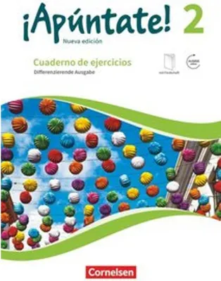 Obrázok produktu pre ¡Apúntate! Band 2 - Differenzierende Ausgabe. Cuaderno de ejercicios mit interaktiven Übungen auf scook.de