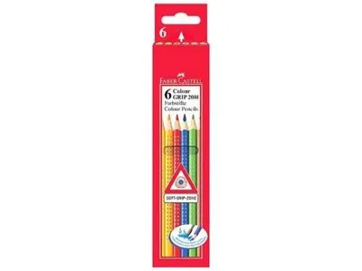 Obrázok produktu pre Farebná ceruzka Faber-Castell Colour GRIP 112406 rôzne farby 6 ks / balenie.