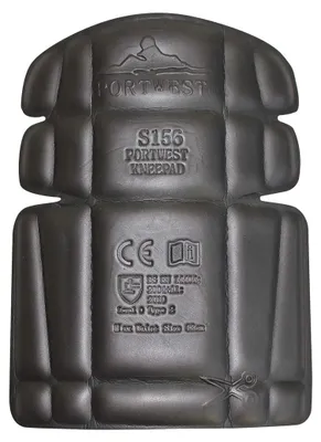Produktbild von Portwest Knieschoner, S156BKR – Größe Einheitsgröße, Noir