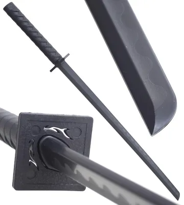 Produktbild von Katana aus Polypropylen, schwarzes ABS-Säbeltraining