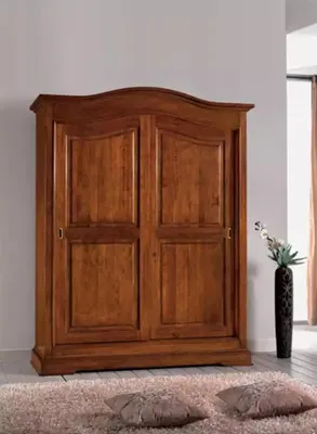 Produktbild von Kleiderschrank Braun Luxus Möbel Italienische Einrichtung Schlafzimmer
