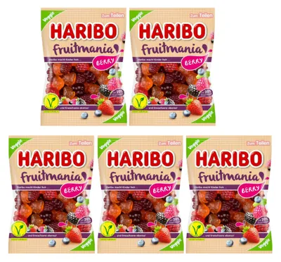 Image de Bonbons gélifiés Fruitmania Berry 175 g - Haribo - 5 paquets