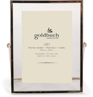 Zdjęcie produktu dla Ramka na zdjęcia Goldbuch Loft, 9x13 cm, srebrna, do postawienia