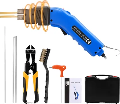 Image de Couteau électrique chauffant, puissance 200W, 15 réglages de température , bleu