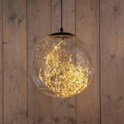 Productafbeelding van Classic warm 300 LED flash verlichte bal helder dia, 35 cm Anna's Collection