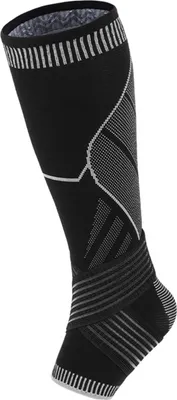 Produktbild von Wadenkompressionsstrümpfe für Männer und Frauen, kniehohe Strümpfe mit offener Spitze, bei Plantarfasziitis, Fersenschmerzen, Achillessehnenentzündung, Schienbeinkantensyndrom, Krampfadern und geschwollenen Beinen