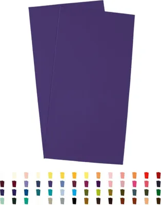 Produktbild von Sandras-Bastelladen Kerzen Verzierwachsplatten 2er Set - 200 x 100 x 0,5mm Flieder