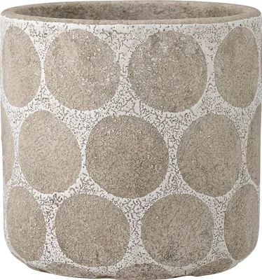 Produktbild von Felan Deko-Blumentopf, Weiß, Terrakotta