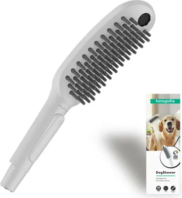 Produktbild von hansgrohe DogShower Hundedusche mit 3 Strahlarten, mattweiß