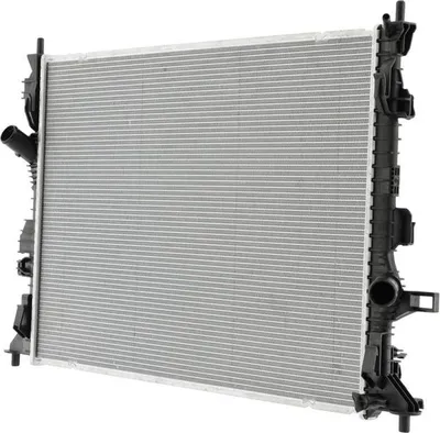 Zdjęcie produktu dla Chłodnica silnika Żebra chłodzące lutowane 703 x 470 mm HELLA m.in. do FORD FOCUS