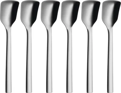 Produktbild von WMF Nuova Eislöffel Set 6-teilig Eisschaufel Cromargan Edelstahl poliert spülmaschinengeeignet, L 14 cm