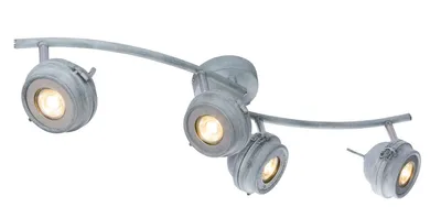 Produktbild von GLOBO Deckenleuchte Wohnzimmer Deckenlampe Deckenstrahler grau 4 Flammig 57301-4