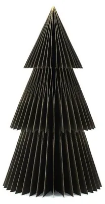 Only Natural – Wabenpapier-Weihnachtsbaum – Braun – 45 cm – Ansicht 1