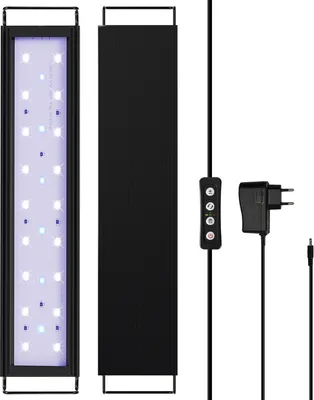 Obrázok produktu pre TolleTour 35-50cm LED akvárium osvetlenie akvárium ryby nádrž lampa plné spektrum rastlín svetlo pre rast akváriových rastlín